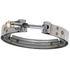 HV388 by TECTRAN - Stainless Steel 7/8" Turbo V-Band Hose Clamp, 3.88" Nominal Diameter