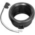 143-18K by PETERSON LIGHTING - Black Open Back Grommet for 2.5" Round Clearance Light, 3.27" OAD, with Plug