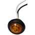 176KA by PETERSON LIGHTING - 3/4" Round Single Diode LED Amber Clearance/Marker Light, with Bullets and Grommet