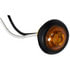 176KA by PETERSON LIGHTING - 3/4" Round Single Diode LED Amber Clearance/Marker Light, with Bullets and Grommet