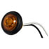 176KA by PETERSON LIGHTING - 3/4" Round Single Diode LED Amber Clearance/Marker Light, with Bullets and Grommet