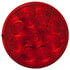 817KR-9 by PETERSON LIGHTING - 4" Round 9-Diode LED Stop/Turn/Tail Light Kit, Red, AMP-Style Connector, with Plug and Grommet