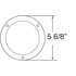 B7009S by PETERSON LIGHTING - Stainless Steel Round Theft Deterrent Bezel for 4" Round Flange-Mount Lights, Bulk Pack