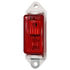 M107WR by PETERSON LIGHTING - 3.18" x 1" Rectangular Incandescent Clearance/Marker Light, Red Lens, Bulk Pack