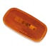 M108WA by PETERSON LIGHTING - 4.07" x 2.04" Oblong Incandescent Clearance/Marker Light, Amber Lens, with Reflex, Bulk Pack