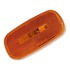 M108WA by PETERSON LIGHTING - 4.07" x 2.04" Oblong Incandescent Clearance/Marker Light, Amber Lens, with Reflex, Bulk Pack