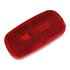 M108WR by PETERSON LIGHTING - 4.07" x 2.04" Oblong Incandescent Clearance/Marker Light, Red Lens, with Reflex, Bulk Pack