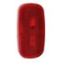 M108WR by PETERSON LIGHTING - 4.07" x 2.04" Oblong Incandescent Clearance/Marker Light, Red Lens, with Reflex, Bulk Pack