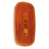 M108WA by PETERSON LIGHTING - 4.07" x 2.04" Oblong Incandescent Clearance/Marker Light, Amber Lens, with Reflex, Bulk Pack