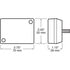 M114A by PETERSON LIGHTING - 2.75" x 2.05" Rectangular Incandescent Clearance/Marker Light, Amber Lens, with Reflex, Bulk Pack