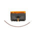 M114A by PETERSON LIGHTING - Incandescent Marker/ Clearance, PC-Rated, Rectangular, w/ Reflex, 2.75"X2.05", amber, bulk pack