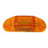 M168A by PETERSON LIGHTING - 2.6" x 0.75" Oblong 2-LED Amber Clearance/Marker Light, Stripped Wire, Bulk Pack