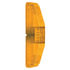 M169A by PETERSON LIGHTING - 4.06" x 1.06" Rectangular 2-LED Clearance/Marker Light, Amber Lens, Stripped Wire, Bulk Pack