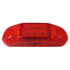 M168R by PETERSON LIGHTING - 2.6" x 0.75" Oblong 2-LED Red Clearance/Marker Light, Stripped Wire, Bulk Pack