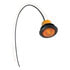 M171A-BT2 by PETERSON LIGHTING - 3/4" Round Single Diode LED Clearance/Marker Light, Amber Lens, Hardwired, 0.180 Bullets