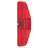 M169R by PETERSON LIGHTING - 4.06" x 1.06" Rectangular 2-LED Clearance/Marker Light, Red Lens, Stripped Wire, Bulk Pack