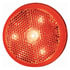 M173R by PETERSON LIGHTING - 2.5" Round 4-LED Clearance/Marker Light, Red Lens, with Reflex, PL10, Bulk Pack