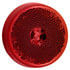 M175R by PETERSON LIGHTING - 2.5" Round Single Diode LED Clearance/Marker Light, Red Lens, with Reflex, PL10, Bulk Pack