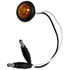 M177A-BT2 by PETERSON LIGHTING - 3/4" Round Single Diode LED Clearance/Merker Light, Amber Lens, (2) .180 Bullets, Bulk Pack