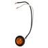 M181A-BT2 by PETERSON LIGHTING - 3/4" Round Single Diode LED Clearance/Marker Light, Amber Lens, (2) .180 Bullets