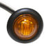 M181A by PETERSON LIGHTING - 3/4" Round Single Diode LED Clearance/Marker Light, Amber Lens, Stripped Wire