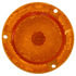 M189FA by PETERSON LIGHTING - 2.5" Round Single Diode LED Clearance/Marker Light, Amber Lens, with Reflex Flange, Bulk Pack