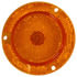 M189FA by PETERSON LIGHTING - 2.5" Round Single Diode LED Clearance/Marker Light, Amber Lens, with Reflex Flange, Bulk Pack