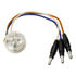 M186CTP-BT3 by PETERSON LIGHTING - 1 3/8" White Single Diode LED Auxiliary TPMS Malfunction Light, DOT XL 8" Leads, Bulk Pack