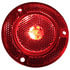 M190FR-CLP by PETERSON LIGHTING - 2" Round Single Diode Clearance/Marker Light, Red Lens, with Reflex Flange, with Clip, Bulk Pack