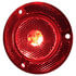 M190FR by PETERSON LIGHTING - 2" Round Single Diode Clearance/Marker Light, Red Lens, with Reflex Flange, Bulk Pack