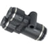 87638 by TECTRAN - Push-On Hose Fitting - 1/4 in. Tube A, 3/8 in. Tube B, Y-Union, Composite