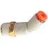 87214 by TECTRAN - 45-Deg Male Elbow Push-Lock Swivel Composite Fitting, 1/8" Tube Size, 1/8" Pipe Thread