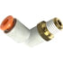 87650 by TECTRAN - 90-Deg Male Elbow Push-Lock Swivel Composite Fitting, 5/32" Tube Size, 1/16" Pipe Thread