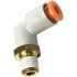 87650 by TECTRAN - 90-Deg Male Elbow Push-Lock Swivel Composite Fitting, 5/32" Tube Size, 1/16" Pipe Thread