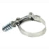 46188 by TECTRAN - Stainless Steel Hose Clamp with Spring Loaded T- Bolt, 2 3/4" - 3 1/16" Range