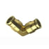 87044 by TECTRAN - Air Brake Air Line Union - Brass, 1/2 in. Tube Size, Push-Lock