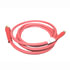 22278 by TECTRAN - 3/8" Air Brake Red Jumper Hose with FLEXGrip-HD Handles, 1/2" LifeSwivel Fittings, 15 ft.