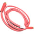 22278 by TECTRAN - 3/8" Air Brake Red Jumper Hose with FLEXGrip-HD Handles, 1/2" LifeSwivel Fittings, 15 ft.