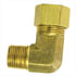 69-6D by TECTRAN - Compression Fitting - Brass, 3/8 - in. Tube, 1/2 - in. Thread, Male Elbow