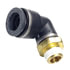 87573 by TECTRAN - DOT 90-Deg Male Elbow Push-Lock Swivel Composite Fitting, 5/8" Tube Size, 3/8" Pipe Thread