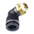 87573 by TECTRAN - DOT 90-Deg Male Elbow Push-Lock Swivel Composite Fitting, 5/8" Tube Size, 3/8" Pipe Thread