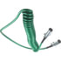 37093 by TECTRAN - Trailer Power Cable - 20 ft., 7-Way, Powercoil, ABS, Green, with WeatherSeal