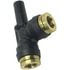 85434 by TECTRAN - Push-On Hose Fitting - 3/8 in. Tube A, 3/8 in. Tube B, 3/8 in. Tube C, Run Tee