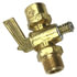 90030 by TECTRAN - Air Brake Air Shut-Off Petcock - Brass, 3/8 in. Thread, Female Pipe to Male Pipe