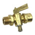 90030 by TECTRAN - Air Brake Air Shut-Off Petcock - Brass, 3/8 in. Thread, Female Pipe to Male Pipe