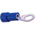 TB38 by TECTRAN - Ring Terminal - Blue, 16-14, Wire Gauge, 3/8 inches, Stud, Vinyl