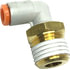 87625 by TECTRAN - 90-Deg Male Elbow Push-Lock Swivel Composite Fitting, 3/16" Tube Size, 1/4" Pipe Thread