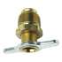 90075 by TECTRAN - Air Brake Air Shut-Off Petcock - Brass, External Seat