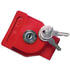 16039 by TECTRAN - Gladhand Lock - Red, Glass Filled Nylon, with Two Keys