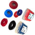 101119-2C by TECTRAN - Air Brake Gladhand Seal - (100) Red and (100) Blue, Polyurethane, Wide Sealing Lip, Bucket